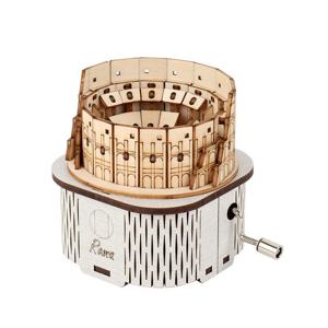 DIY 나무 모형 조립 키트 수동 오르골 콜로세움 YM862-44