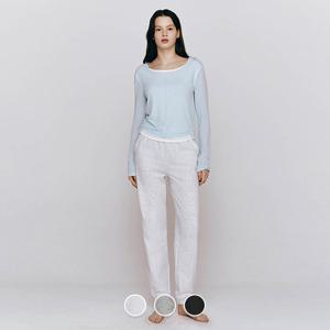 [지오다노/본사] 555501 여 라운지 조거 팬츠 (홈웨어)