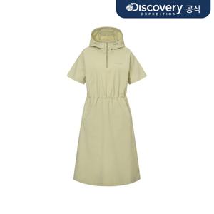 프레시벤트 우먼스 폴튼 경량 후드형 우븐 원피스 (L/BEIGE)  DWOP95053-BGL