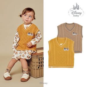 [디즈니베이비]디즈니 칩앤데일조끼(BEIGE,YELLOW)_79Q521301