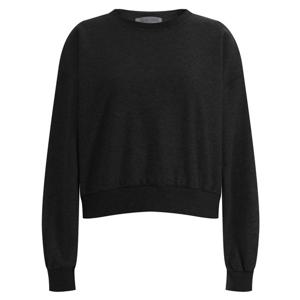 샵앤) 패치 국산 여성 라운드 봄 간절기 크롭 뒷트임 맨투맨 TSS-WSH-11831-블랙