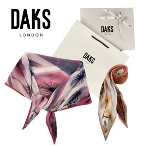 [닥스(스카프)]플라워패턴 쁘띠플리츠 스카프 SKI062I