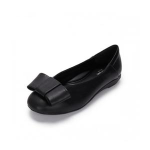 [무크]여성 정장 구두 캐쥬얼 리본 플랫 422253 AA 블랙