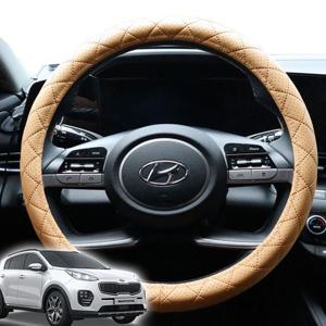 스포티지 QL 핸들커버 타공형 가죽퀼팅 핸들카바