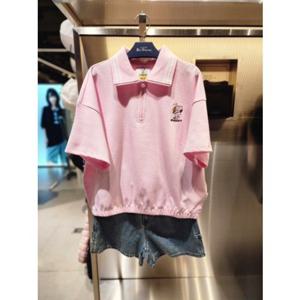 클라이드 엔 FPBTS771F 여성용 스누피 반집업 카라티셔츠