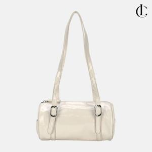 엘케이트 여성 숄더백 원통형 에나멜 직장인 핸드백 데일리 가방 LAIN025