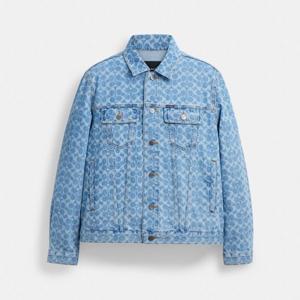 코치 시그니처 데님 재킷 CY411-LUN 미디엄 와우