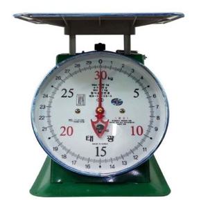 태광 지시저울/재래시장 노점상 30kg(100g) 접시