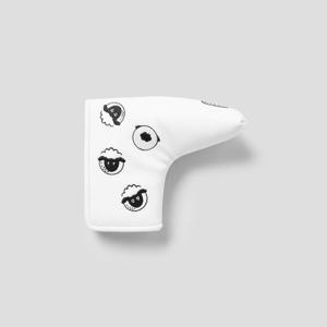 [빈폴골프ACC] (BE528ZC130) 검은코양 블레이드 퍼터 커버 - 아이보리