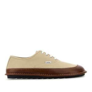 로에베 베이지 캔버스 베이 스니커즈 M816282XBC BEIGEBROWN