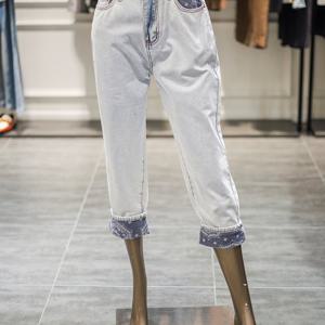 [제시뉴욕] 알렉시스앤 페이즐리 롤업 데님팬츠 ADM5NSDP5570