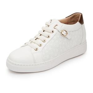 LANOXH4625WK96 금강제화 랜드로바 여성 별 엠보 키높이 밴드 쿠션 스니커즈(6cm)