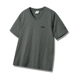 [지프] 남여공용 브이넥 반팔 티셔츠 JQ2TSU402