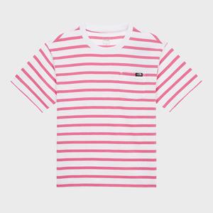 [노스페이스] 키즈 글랜 스트라이프 반팔 라운드 티 NT7UR01U_HPI