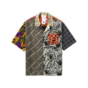 마린세르 리제너레이티드 컬러 블록 실크 셔츠 MSI025MU00