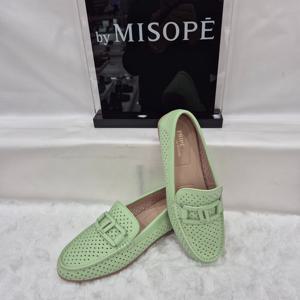 [미소페]By미소페 여성 펀칭 디테일 로퍼 112HH319ZP006 LGREEN