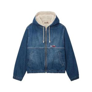 스투시 데님 쉐르파 워크 자켓 워시드 블루 115725