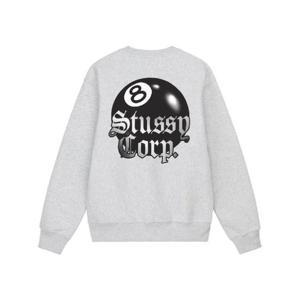 스투시 8볼 코퍼레이션 크루넥 애쉬 헤더 1914868