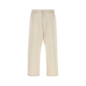 PRADA Melange ivory chambray pant GEP403SOOO14J2 F0ABR