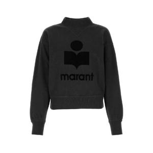 ISABEL MARANT ETOILE 슬레이트 코튼 모비 스웨트셔츠 SW0003FAA1M07E 02FK