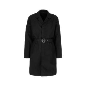 PRADA 블랙 리나일론 트렌치코트 SGC745SOOO1WQ8 F0002