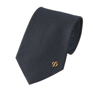 [듀퐁]24년 FW 신상 -TE4FM61KA058TNY(네이비)- 삼색 자수 원포인트 솔리드 넥타이