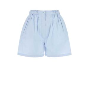 PRADA Pastel light blue poplin shorts P252JSOOO1XV2 F0M10