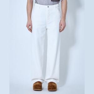 25 FW 드리스 반 노튼 Overdryed 루즈 오버레이 가먼트 팬츠 251 020950 1046 001