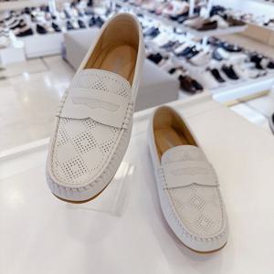 [무크]여성 펀칭 클래식 컴포트 로퍼 522206 AY 화이트