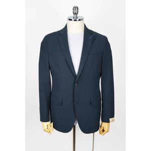 [브렌우드]WASHABLE 네이비 폴리 스판 슬림 자켓