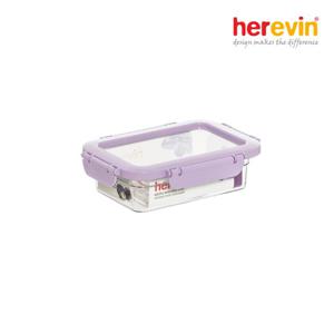 [헤르빈][헤르빈] 크리아 커버분리 밀폐용기 600ml 파스텔퍼플