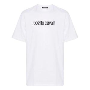 25 FW 로베르토 카발리 로고 프린트 티셔츠 SRT61BJD060 TP432402596