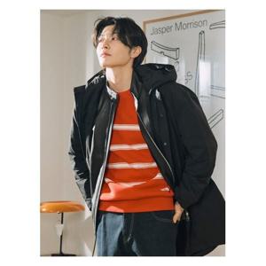 [빈폴멘][신상40%OFF]스트라이프 스웨트 셔츠  레드 (BC5141C316