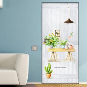 아트박스/꾸밈 ia489-전등이있는화분01(패널)_현관문시트지