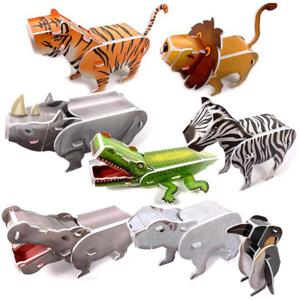 아트박스/퍼즐사랑 동물 입체퍼즐 - 동물 시리즈 (8종)