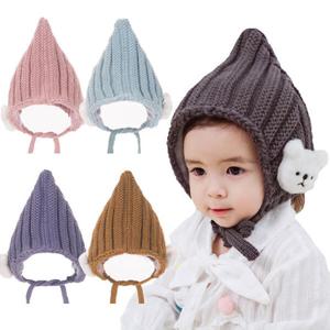 아트박스/엠케이 곰돌이 요정 유아 니트보넷 랜덤 원플원 518628