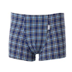 [비너스]블루 남성 부드러운촉감의 스판 체크나염 드로즈 VMPQ718T