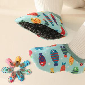 아트박스/엠케이 주주동물원 미끄럼방지 기모 아동 덧신 205531