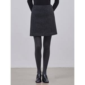 [빈폴레이디스]헤링본 미니 스커트_차콜 (BF4X27C084)