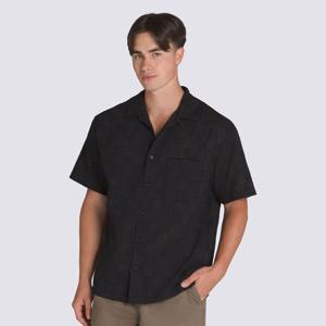 [반스] 웨이사이드 아일렛 우븐 반소매 셔츠 VN000M1FBLK1