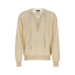 프라다 크리스크로스 V넥 니트 스웨트셔츠 UMB666S232127W F0304 TP943930008