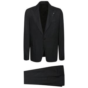 라르디니 브로치 디테일 싱글 브레스트 테일러드 슈트 ES890AEESIF64408 999 TP944124863