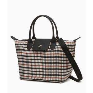 닥스골프 여성 베이지 플리츠 토트백DNGF5F964I2