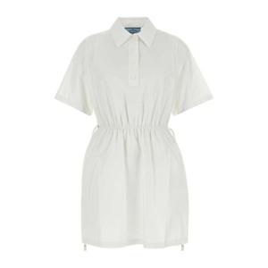 프라다 화이트 코튼 포플린 셔츠 원피스 P3O94CSOOO1XV2 F0009