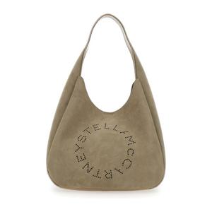 스텔라매카트니 로고 라지 알터 스웨이드 호보 백 7B0102WP0590