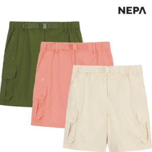 [네파] 여성 여름 브리즈 카고 4부 팬츠 반바지 7L41769