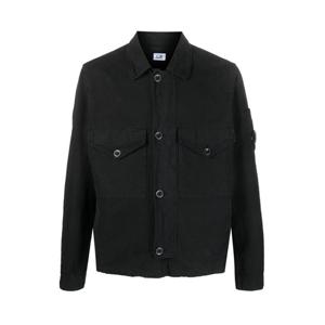 시피컴퍼니 렌즈 투포켓 자켓 블랙 남성 14CMOS247A 006354G 999