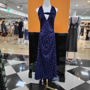 파파야 DP01 앞 레이스 롱 원피스 PNPROP802B