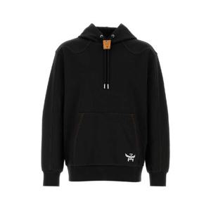 MCM Black stretch polyester blend sweatshirt MHAFAMM01 BK