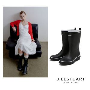 [질스튜어트][8차완판]블랙 라인배색 레인부츠 (경량) JASO5E010BK